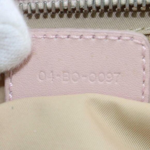 Dior Pink Trotter Style Satchel Logo Print Canvas And Pink Leather - Picture 4 of 8
